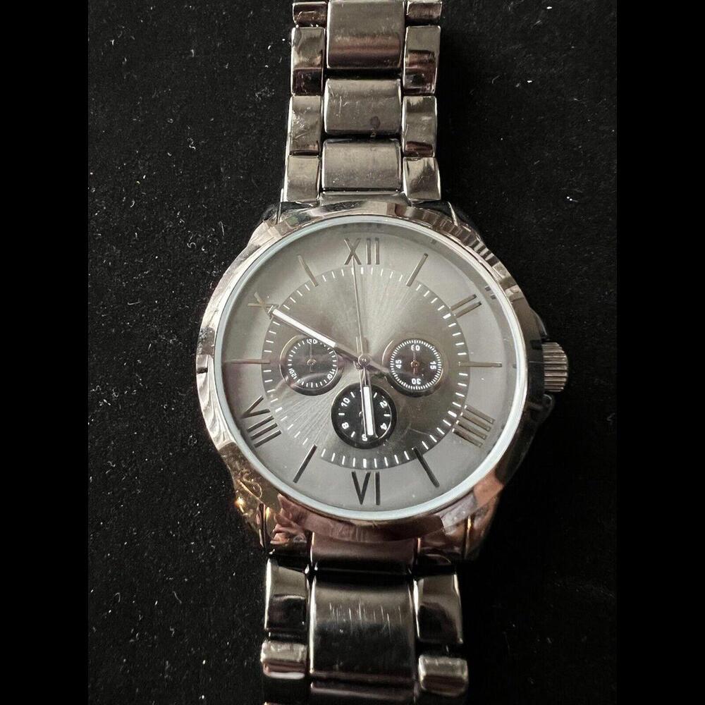 Men’s Watch Black Finish new battery